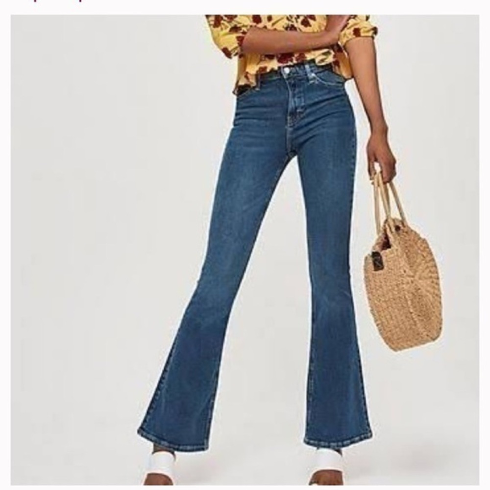 Topshop Jamie Flare Jeans